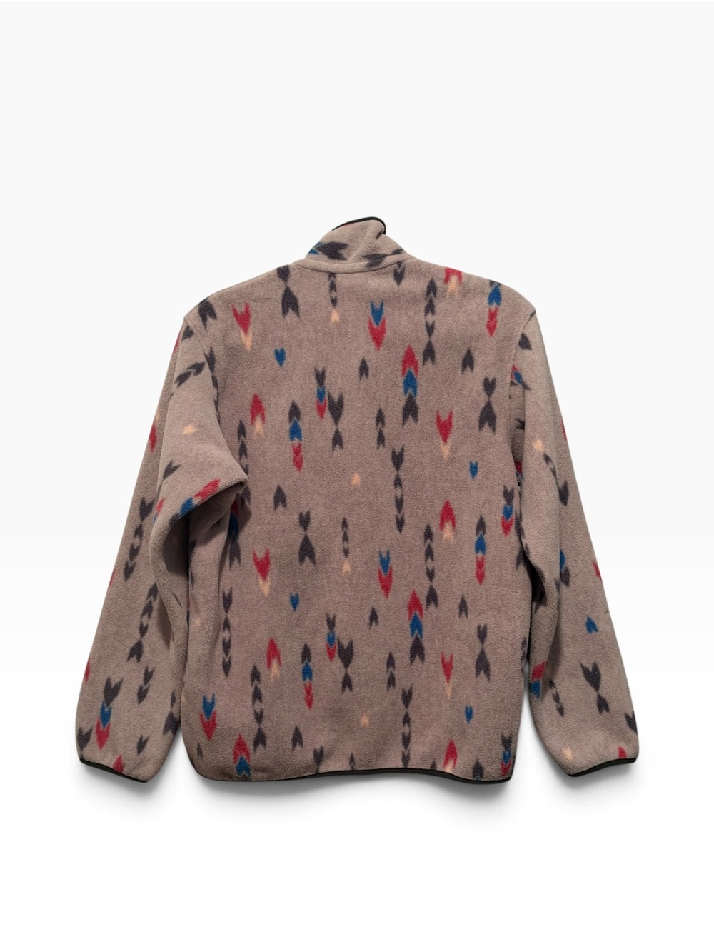 Patagonia Women’s Gray Patterned Synchilla® Snap-T Pullover Size MED - Picture 4 of 11